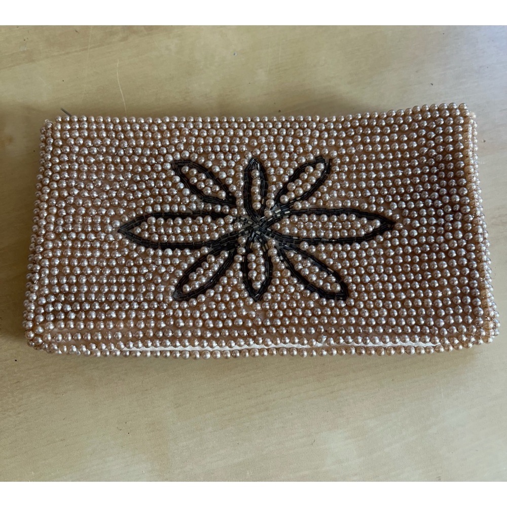 Duval Vintage beaded Duval clutch